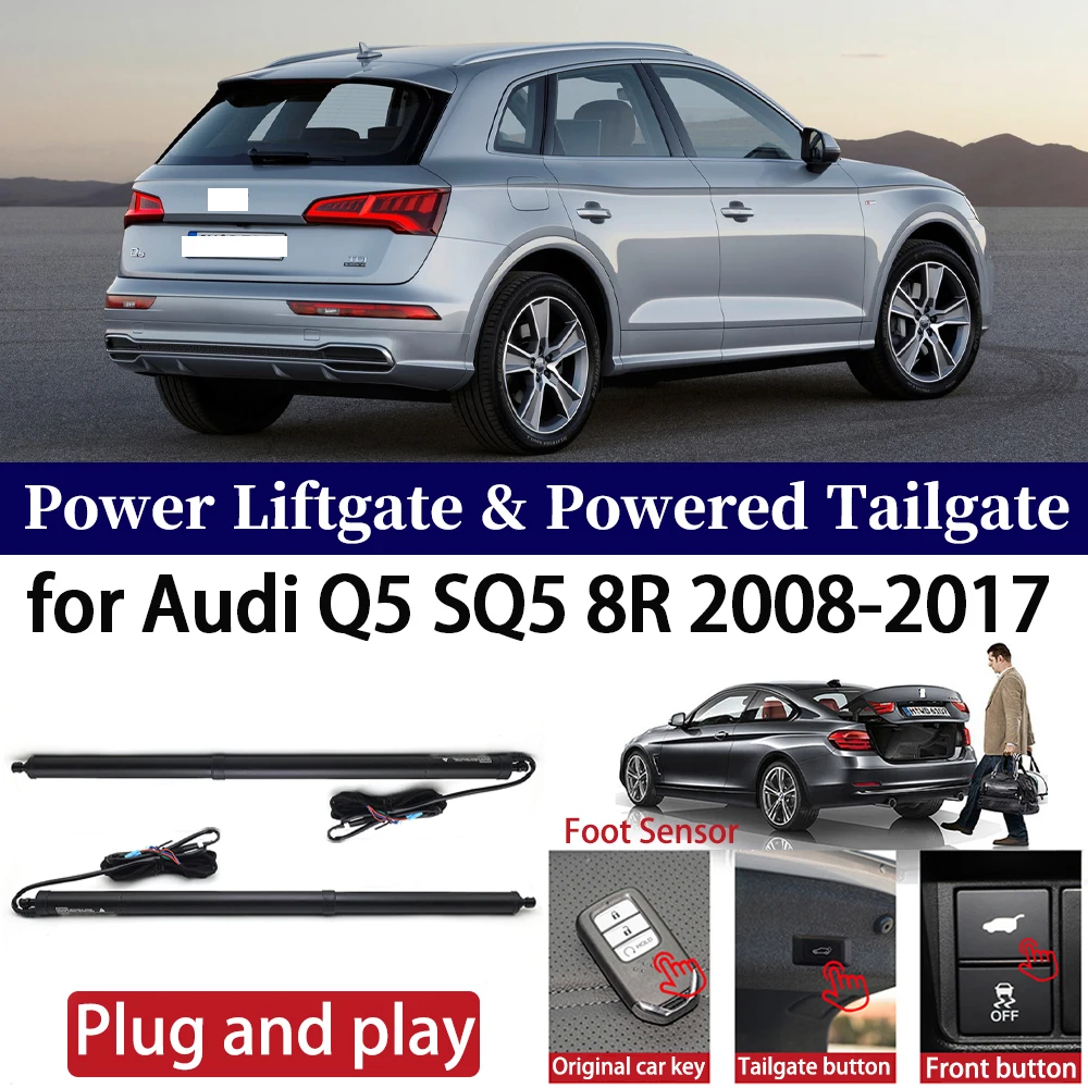 

ZhuCamX for Audi Q5 SQ5 8R 2008-2017 Car Auto Power Electric Tailgate Liftgate Lift Trunk Closer System Boot Lift Motor Kit