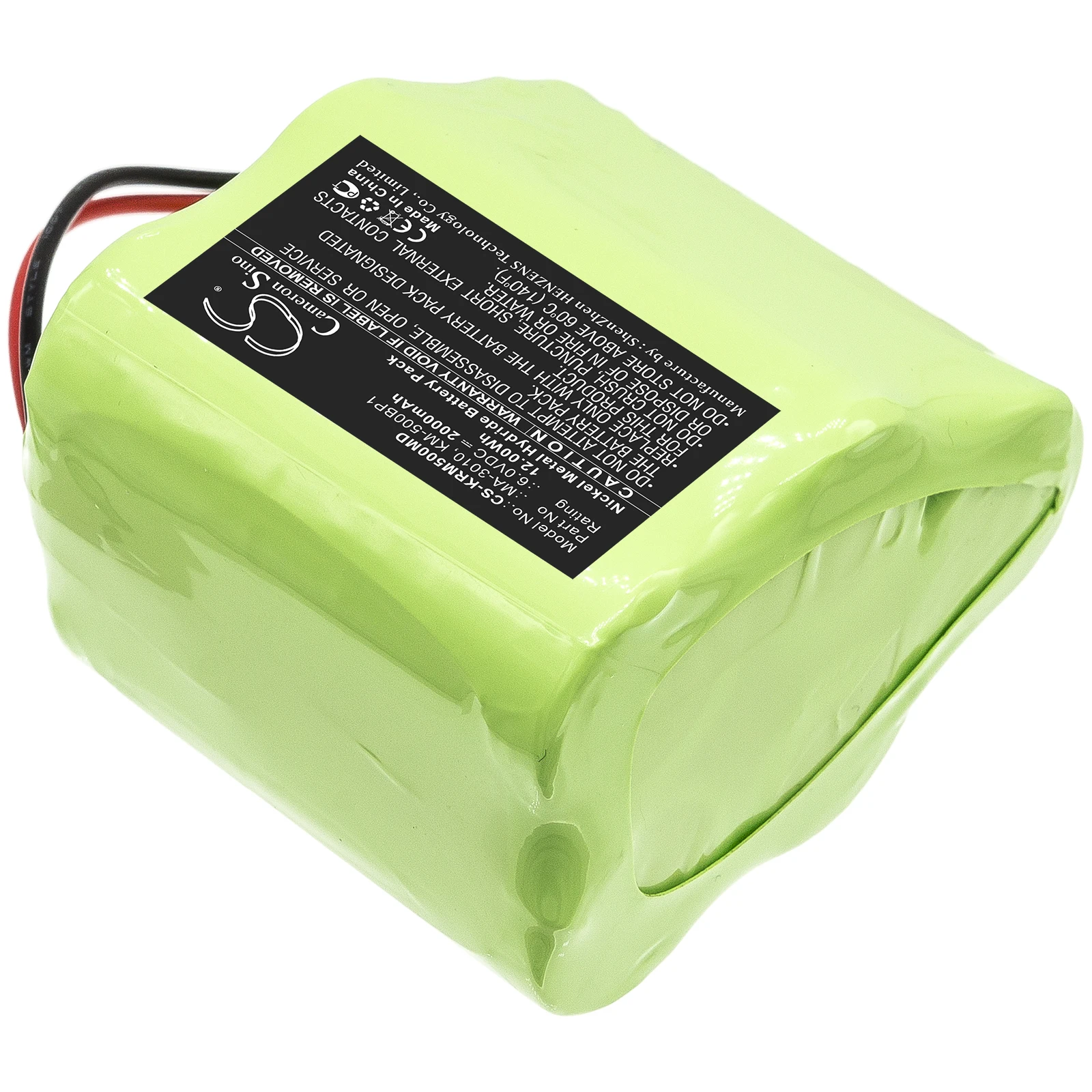 Ni-MH Medical Battery for Marco, 6.0V, 2000mAh, Compatible Models: KM500, KM-500 Auto Keratometer