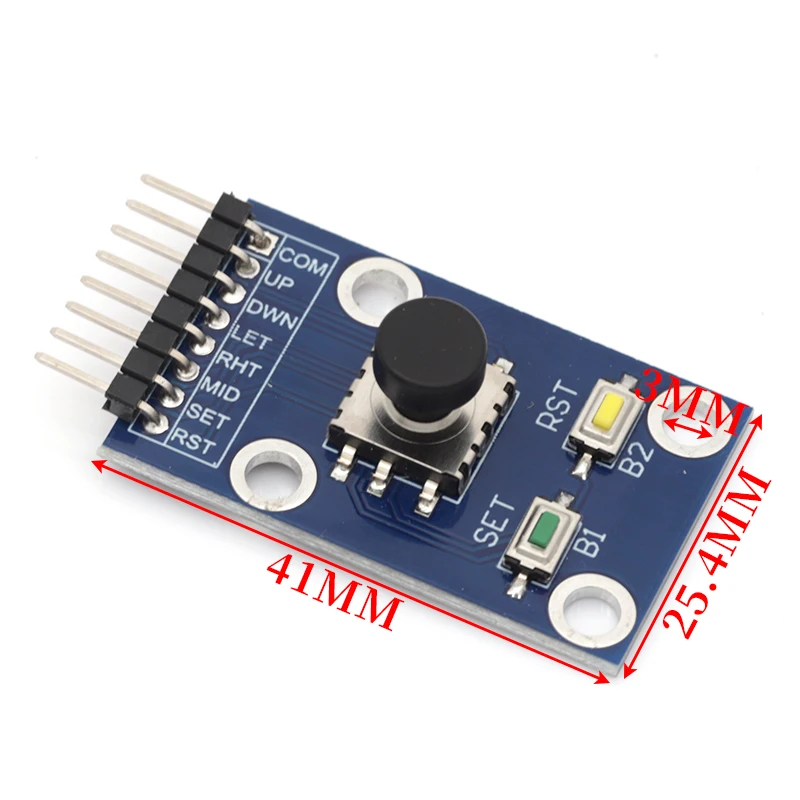 5-Direction Angle Button Module for Arduino Development 5D Rocker Joystick Module Compatible for MCU AVR Game Development