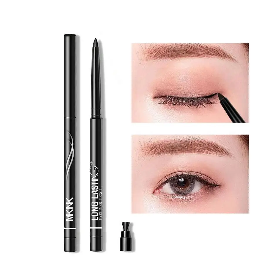 VIP link-20pcs crayons Eyeliner imperméables noir marron-preuve des taches, maquillage longue durée pigmenté lisse