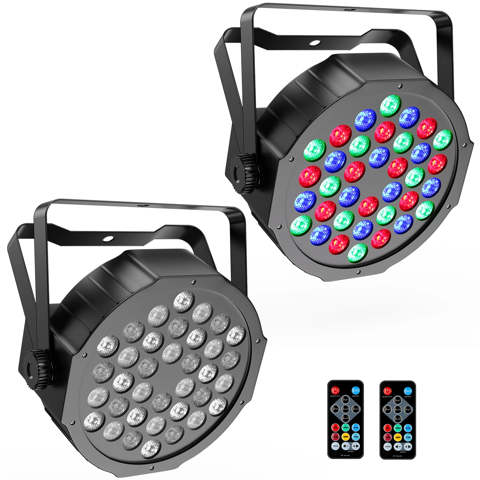 2Pack 36 Leds Rgb S…