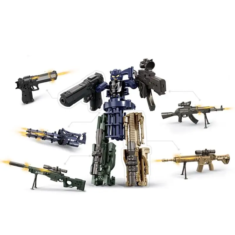 التحول تصميم جديد Targetmasters Bruticus Gun الشكل