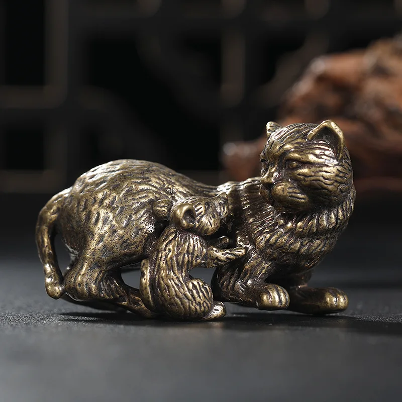 

Zodiac Snake Tea Platform Small Ornament Brass Outdoor DIY Paracord Keychain Pendant Punk Survival Bracelet Jewelry Charm