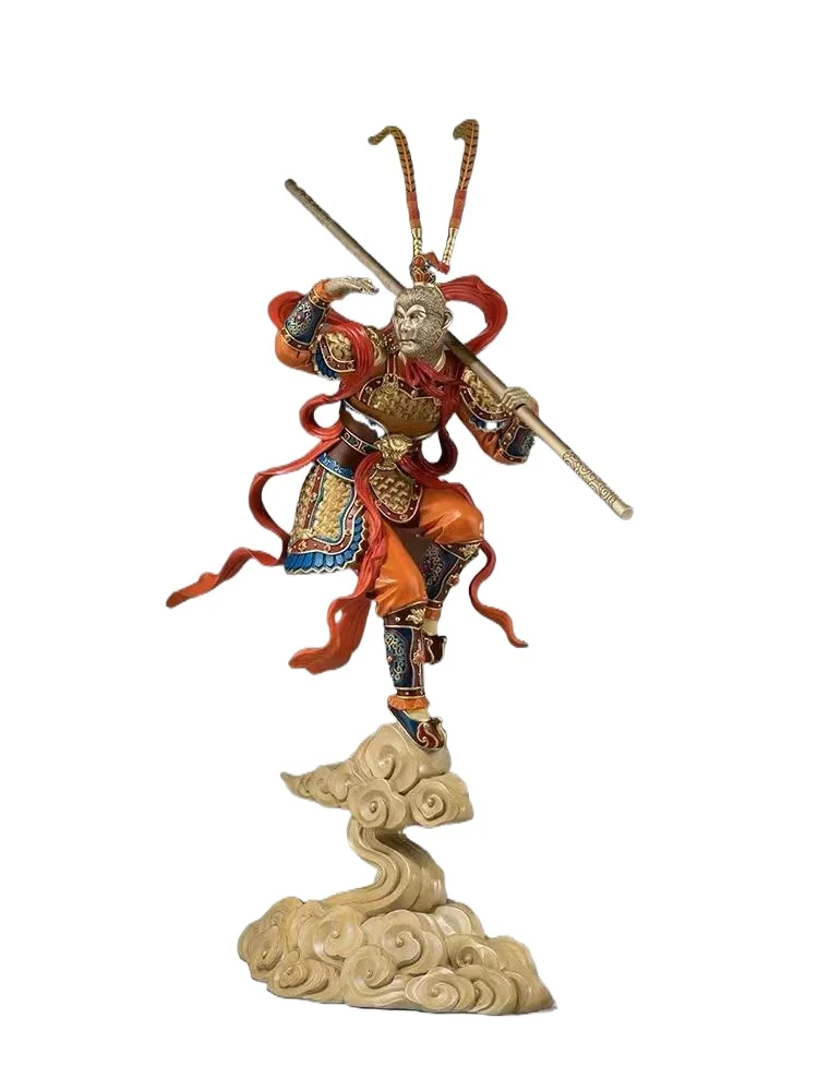 

Copper ornament Xiangyun Ruiqi Great Saint Sun Wukong Home Furnishing Living Room Desktop TV Cabinet Entrance, New Chinese Style