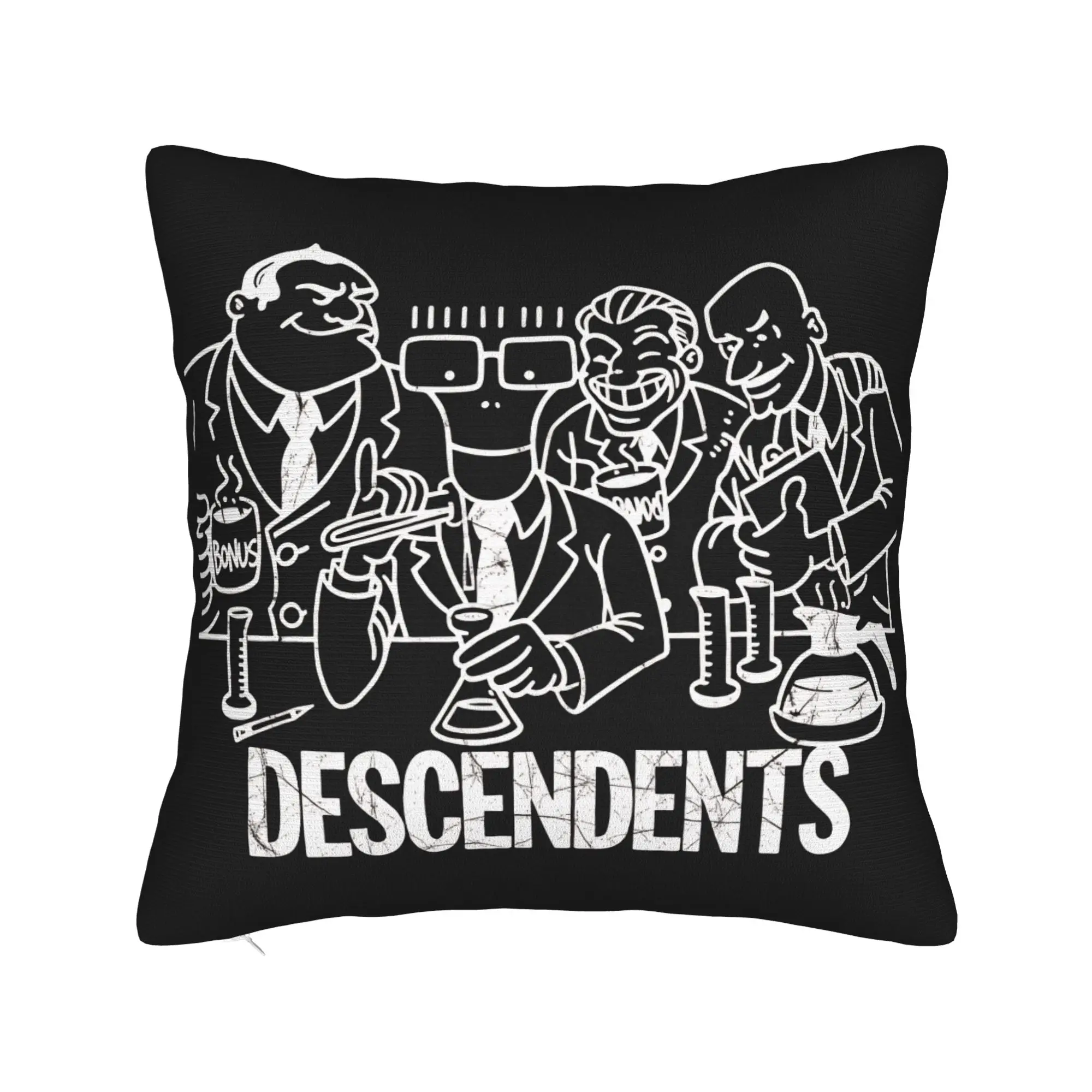 Descendents Milo Goes to College Pillow Case  Custom Pillow Cover Vintage Cushion Cover For Chair Sofa Home Decor