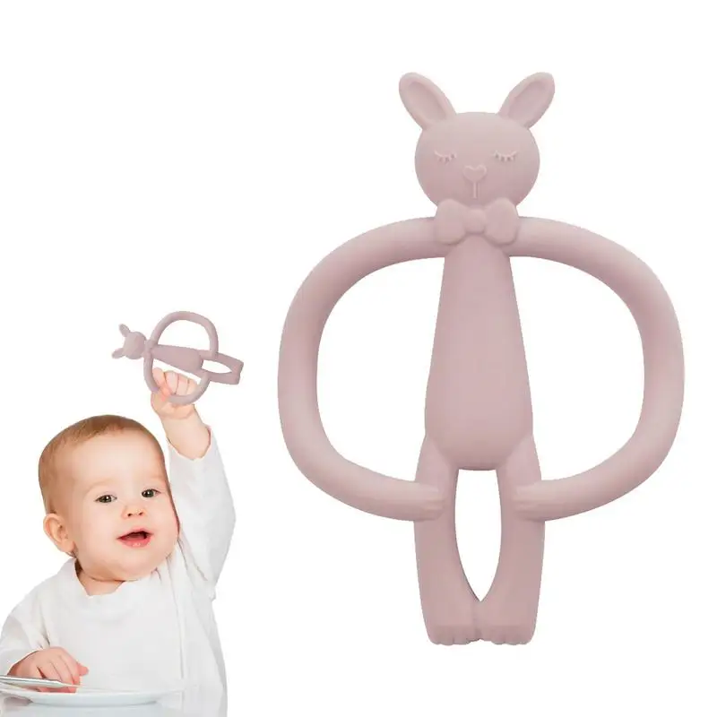 Baby Teething Ring Effective Baby Hand Grip Teether Baby Stuff Available To Soothe And Relieve Your Baby's Toothache