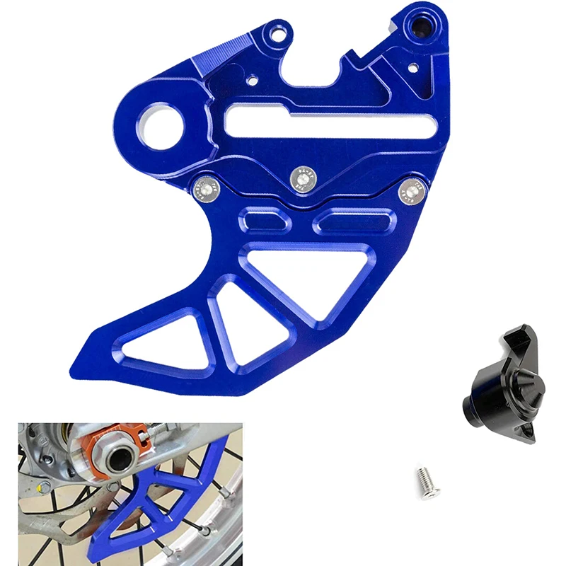 Rear Brake Disc Rotor Guard For Husqvarna 125 150 250 350-450 TE FE TC FC TX FX  125 250 350 450 SX/SXF/XC/XCF/EXC(Blue)