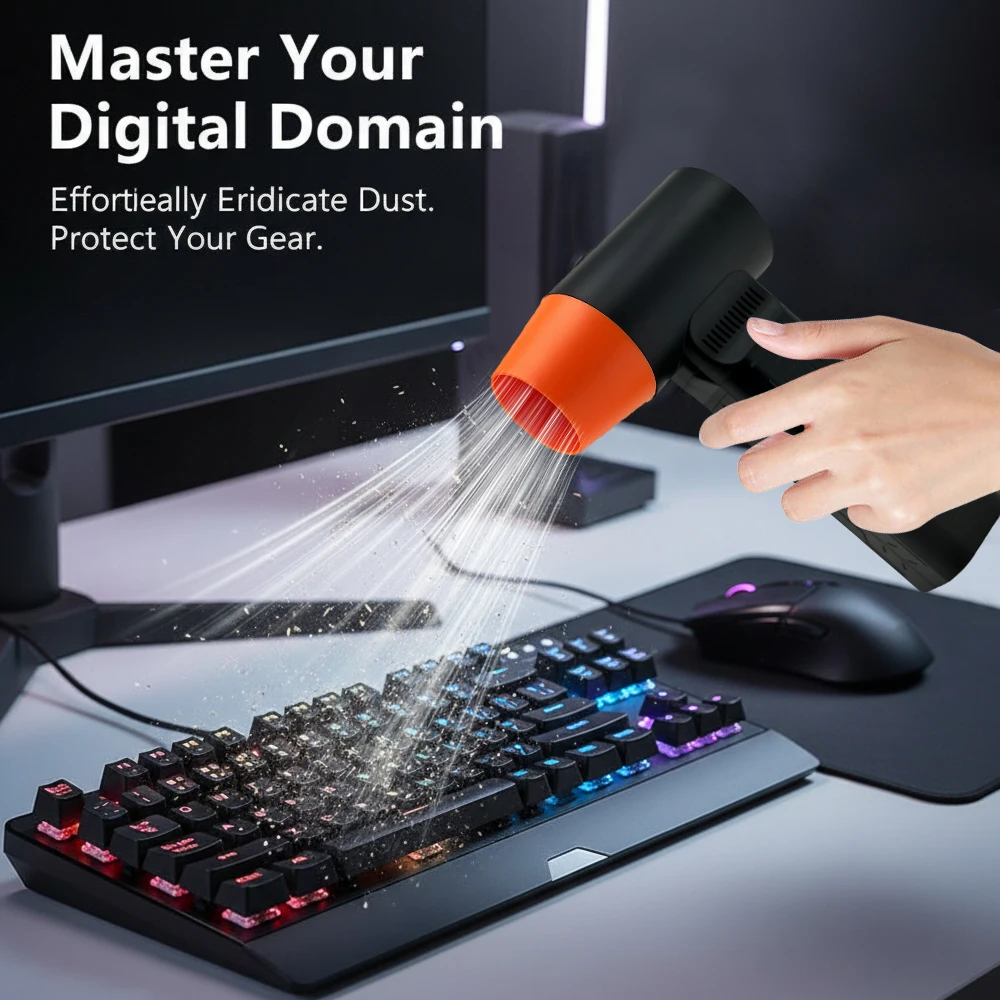 

Жестокий вентилятор, 400000 об/мин, мощный воздуходувка типа C, зарядка, сильный ветер, 55 м/с, бесщеточный двигатель, турбоструйный вентилятор ﻿ Пневматический пистолет 8000 мАч