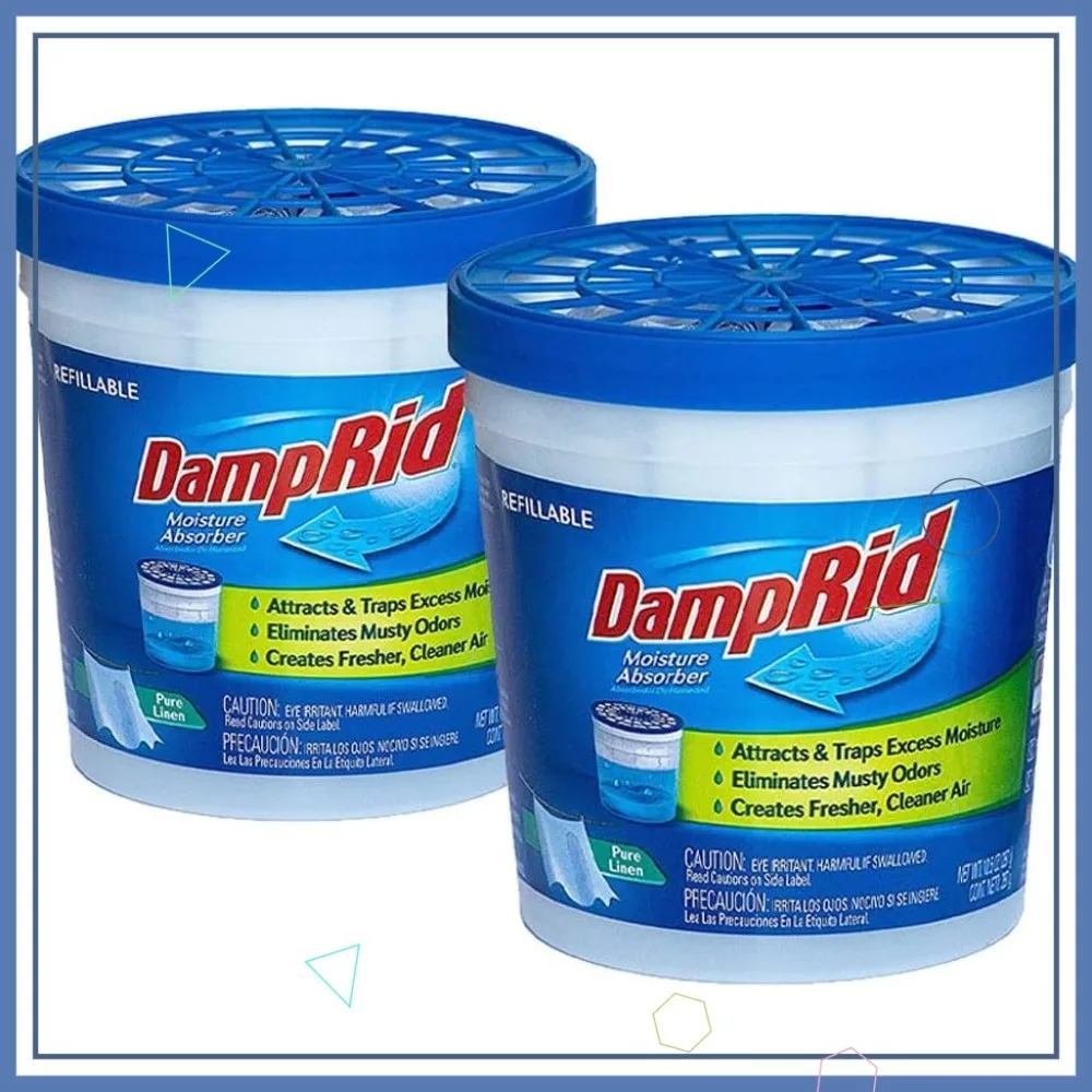 

DampRid Moisture Absorber for Closets, 10.5 oz Hanging Bag, Eliminates Musty Odors