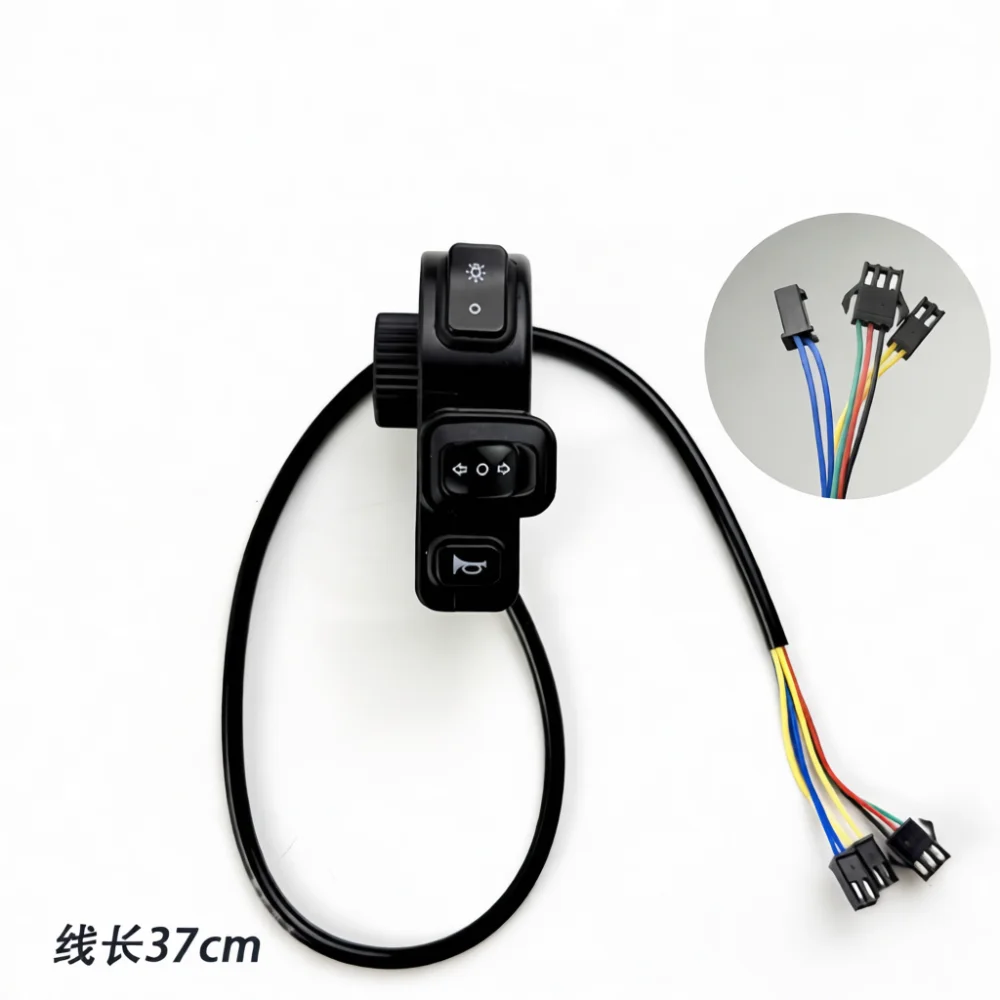 Electric Scooter Waterproof Combination Switch Multi Functional Horn Headlight Control Parts For Ebike Motorcycle