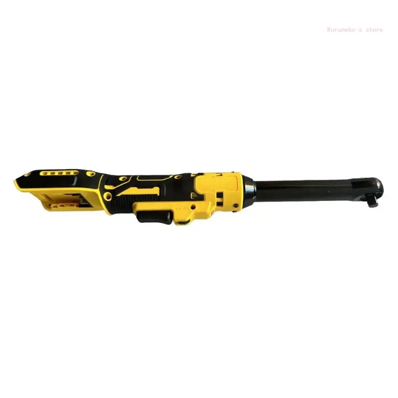 40Ft lbs 3/8 무선 래칫 렌치 6인치 긴 목 렌치 400RPM 가변 속도 전동 공구