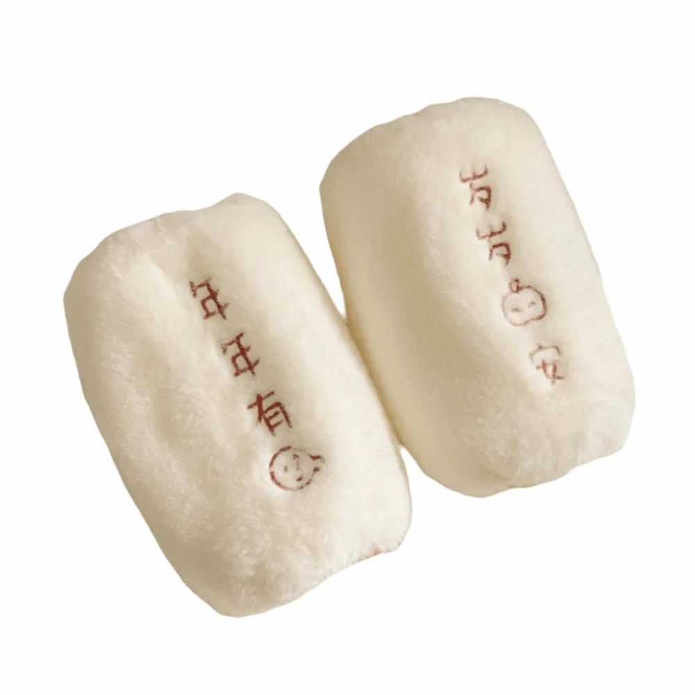 

Durable Solid Color Jacket Sleeve Cover Faux Fur Elastic Band Plush Sleeve Covers Warm Windproof Arm Warmer Sleeves Home