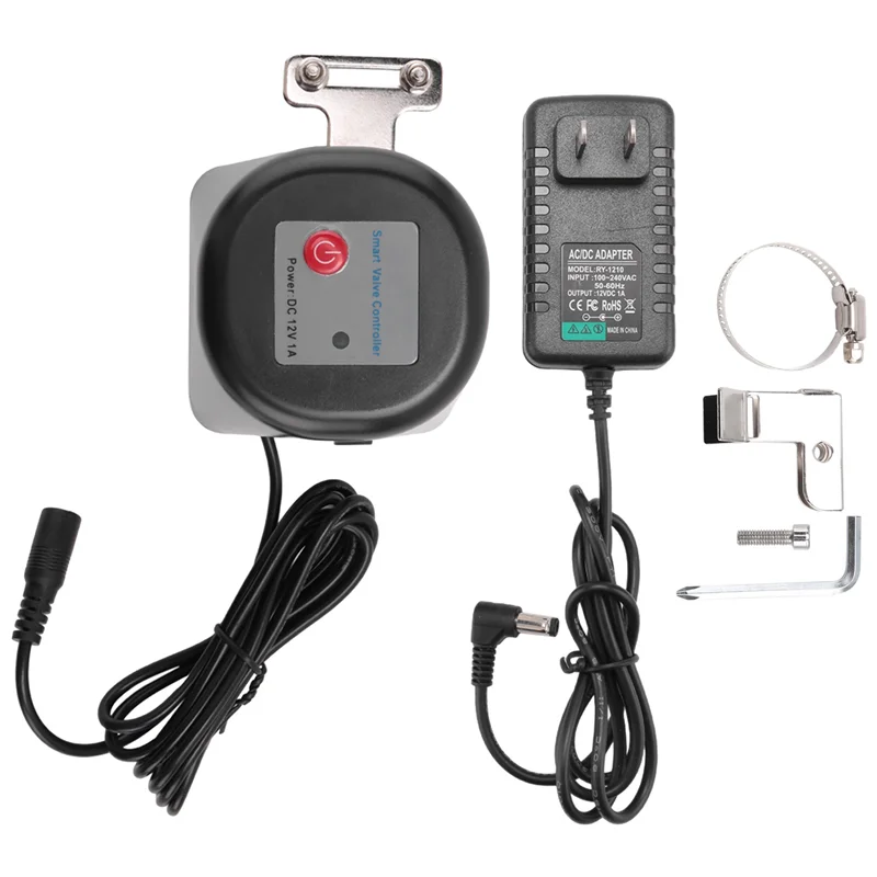 

ABGR-Tuya Smart Zigbee 3.0 Водяной клапан Переключатель газового клапана Управление клапаном Bluetooth (вилка стандарта США)