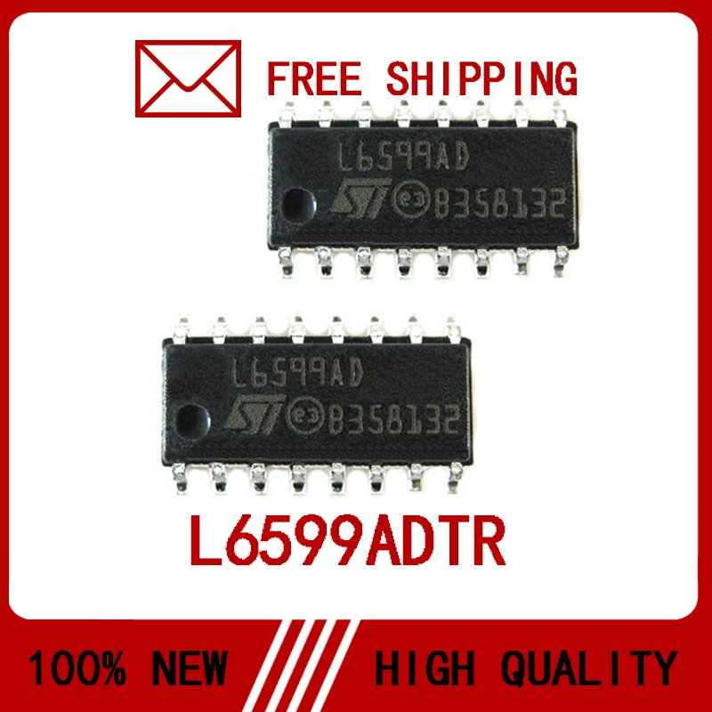 

10PCS/LOT L6599 L6599D L6599DTR L6599AD L6599ADTR sop-16 100% New High Quality IC Chip