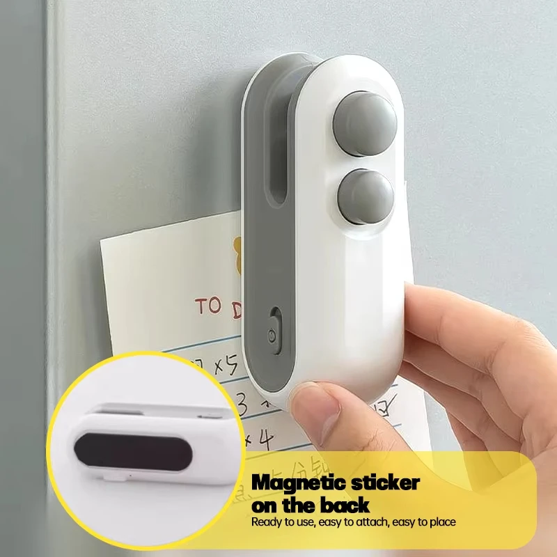 Mini Portable Electric Sealing Machine, 2-in-1 Household Rechargeable Sealing Machine, Vacuum Preservation Sealing Machine