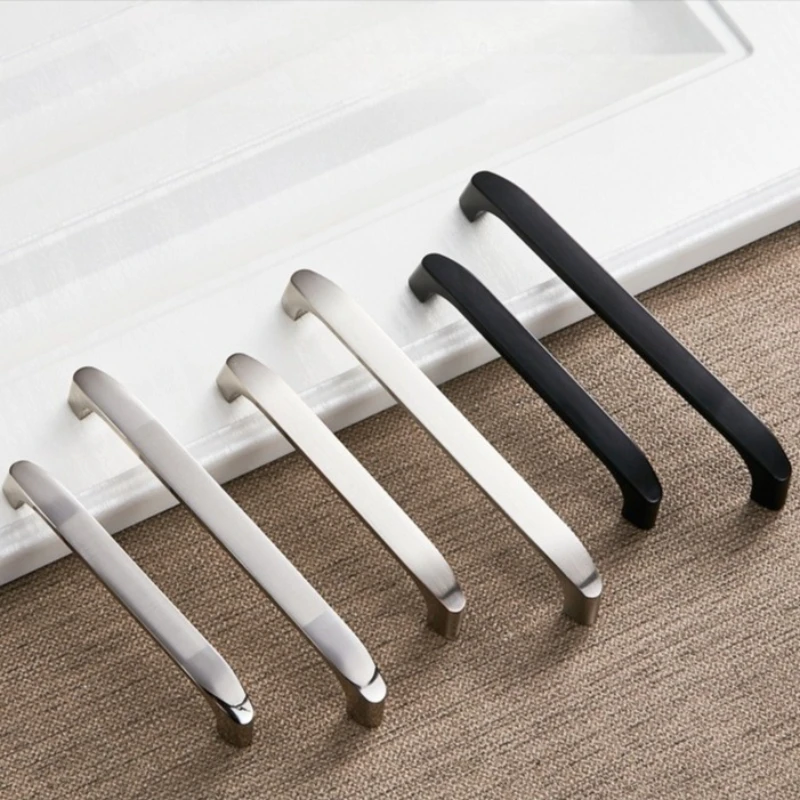 Cabinet Door Handle Furniture Decorative Hardware Simple Cabinet Shoe Cabinet Wardrobe Handle Kitchen Drawer Small Handle