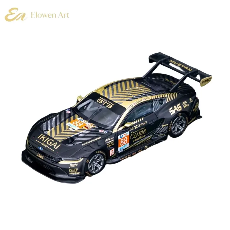 

EA 1/64 Ford Mustang GT3 Le Mans 24-hour die-cast alloy model car, a gift for friends, an adult collection piece.