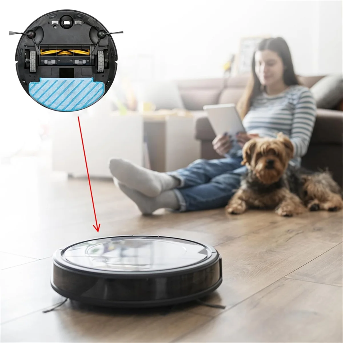 مجموعة قطع غيار لقطع الغيار ، فرش رئيسية ، ملحقات لـ ECOVACS DEEBOT T8 N8 Ozmo