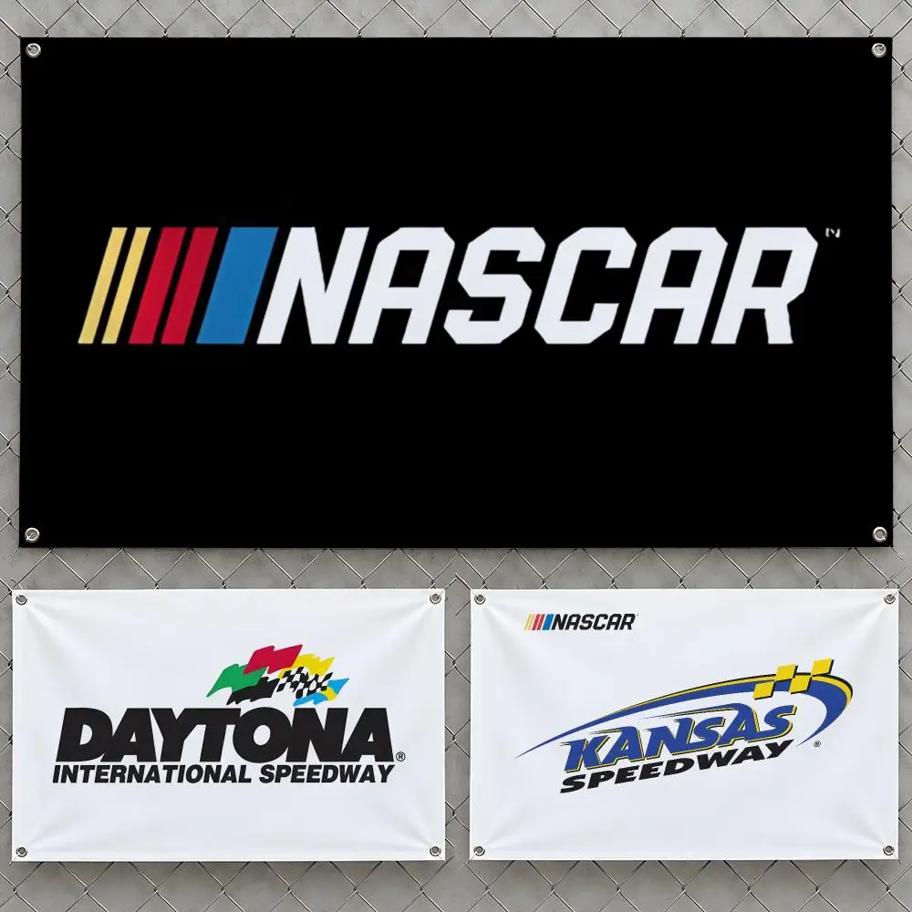 Flags Wall Hanging Flag Racing Banners For Birthday NASCAR Parties Car Daytona Outdoor Sport Bedroom Stock Dorm Room Decor