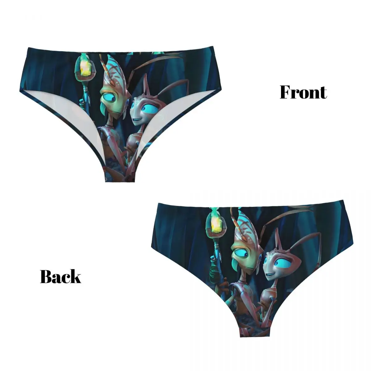 مخصص النمل الفتوة الخيال مغامرة فيلم كوميدي سراويل قصيرة النساء تمتد الكرتون أنيمي الملابس الداخلية