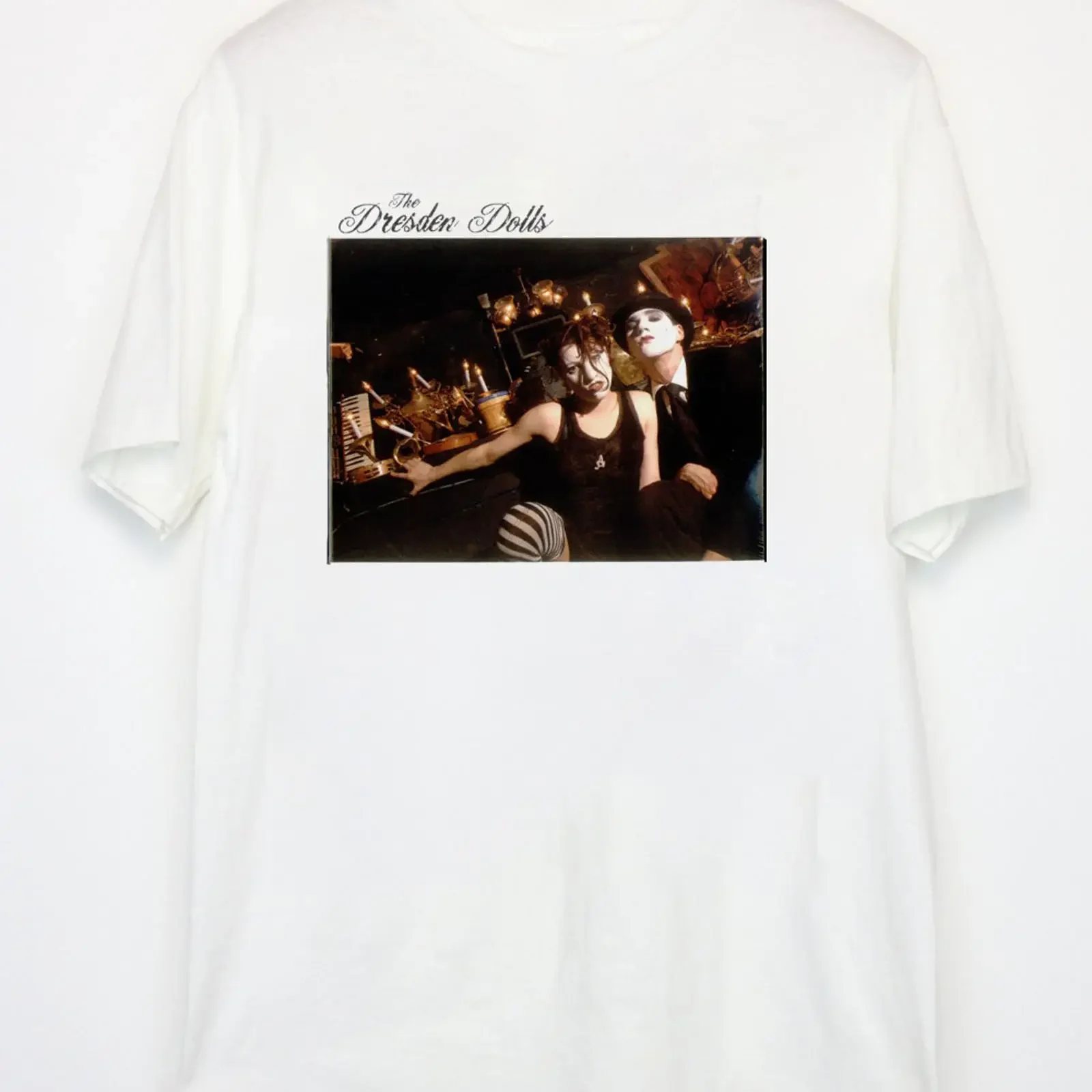 CALDO Camiseta The Dresden Dolls BIANCA todas las tallas S 5XL CL654 vintage Lavado Suave Streetwear Versátil Cómodo Gráfico