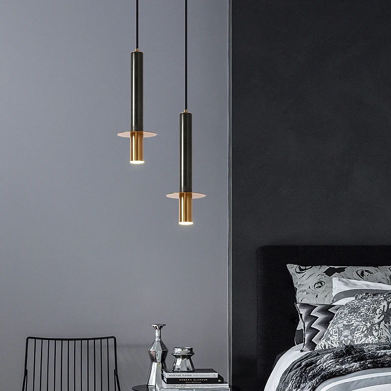 

Nordic restaurant pendant light modern luxury bar display window light marble creative and personalized bedroom bedside lamp