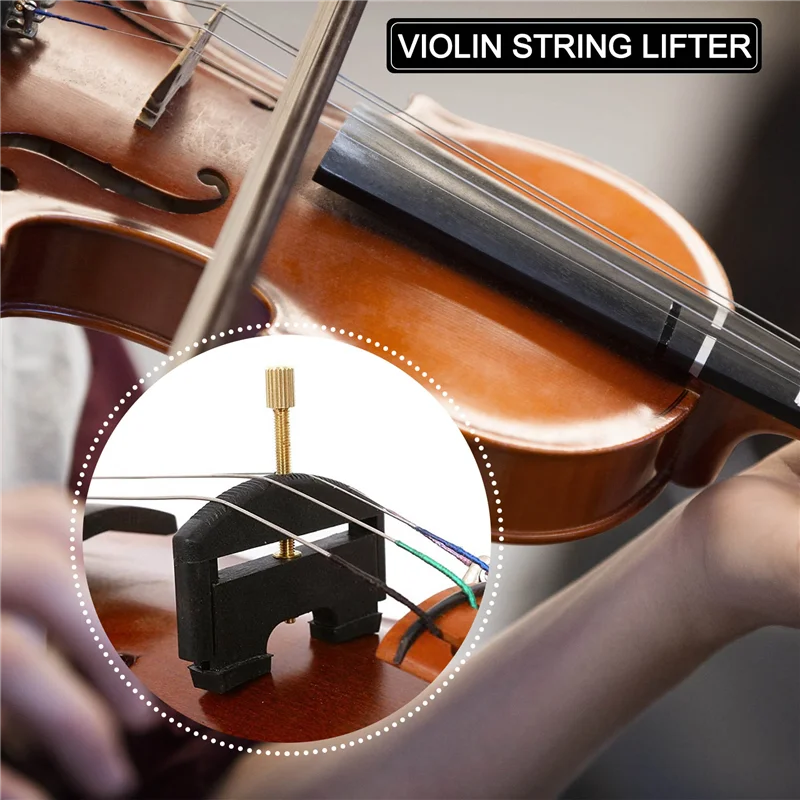 SMIEA 1/4-4/4 Violin String Lifter Change Violin Bridge Tools Strong Durable Violin Accessories