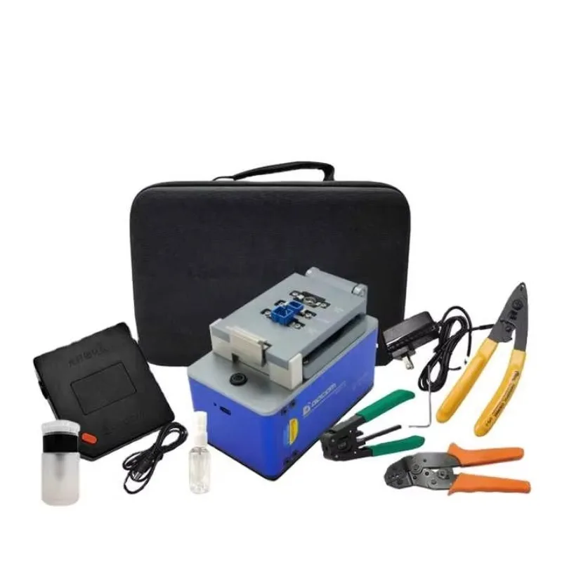 Smart Automatic Fiber Optic Connector Polisher SC/UPC Compatible Cladding 80 150 Um Coating 100 250 Um
