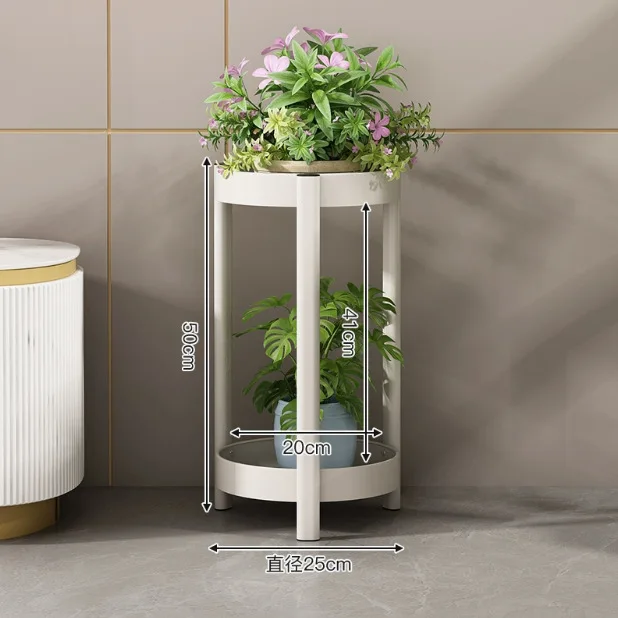 Wrought Iron Floor-standing Multi-layer Balcony Pothos, Succulent Spider Plant, Pot Storage Rack, and Flower Storage