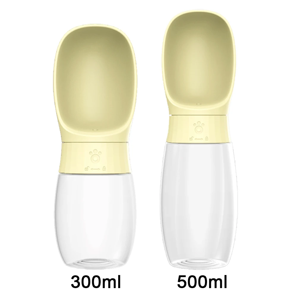 300ml 500ml Grote Honden Drinkfles Draagbare Drinkbak Voor Kleine Honden Kat Reizen Wandelen Puppy Huisdier Waterdispenser Beker Labrador