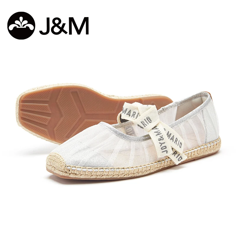 Joy & Mario Casual Shoes Women 2024 Spring Summer New Flat One Leg Lazy Canvas Shoes