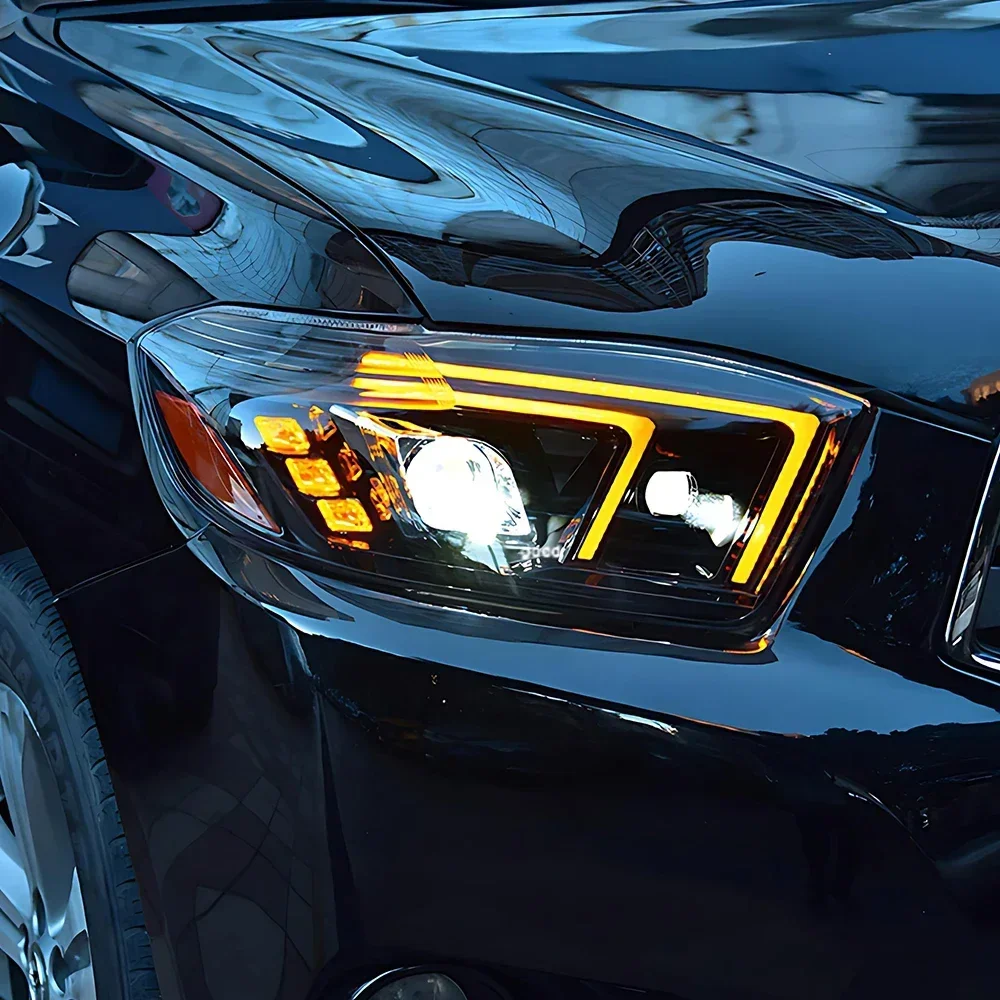 

For Toyota Highlander Kluger 2009-2011 Benz GLE Styling LED Car Front lamps Assembly Projector Lens Auto Headlights Accessories