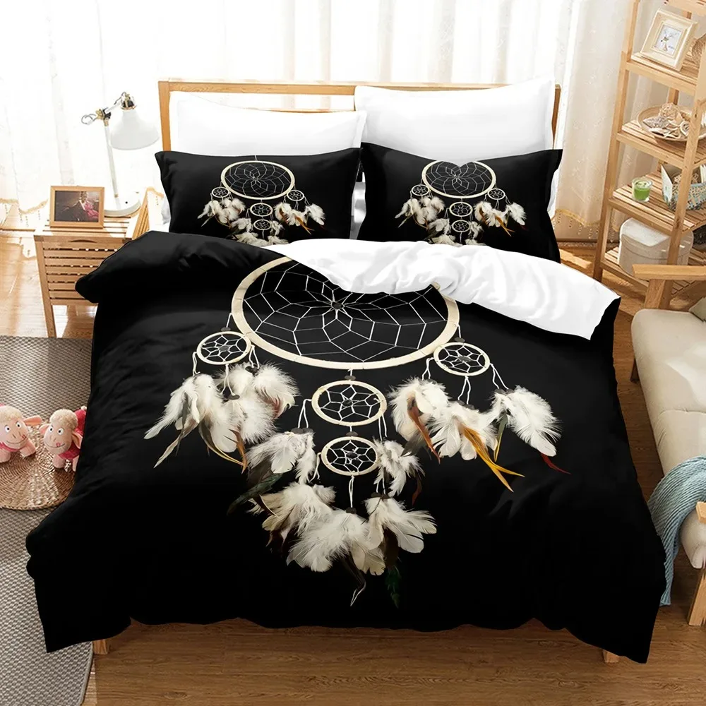 

Dreamcatcher Bedding Set Indian Culture Bedding Set Quilt Cover Pillowcases Single Double Twin Queen For Adults Kids Duvet Cover