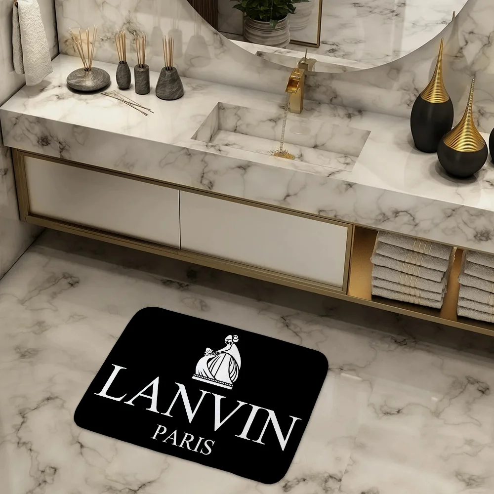 Bath Mat Rug Bathroom Foot Mat Non-slip Mat Small Floor Mats Door Mat L-lanvin-n Entrance Carpet for Kitchen Carpets Rugs Room