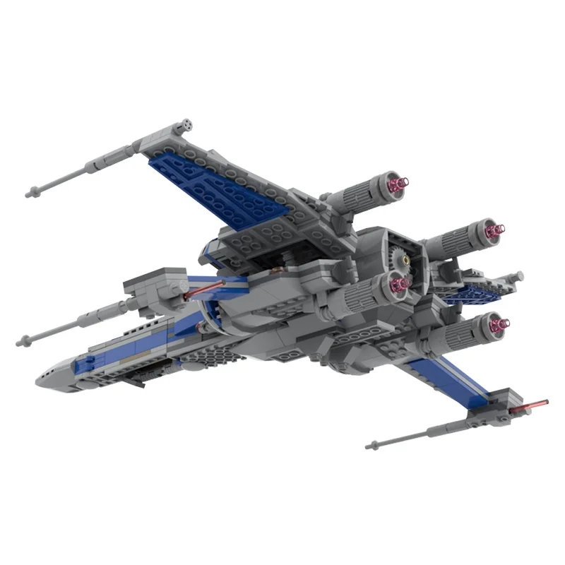 778pcs MOC Resistance T Starfighter Mod Star Battle Model Toy Building Blocks DIY Christmas Gifts Creative Idea Kids Birthday