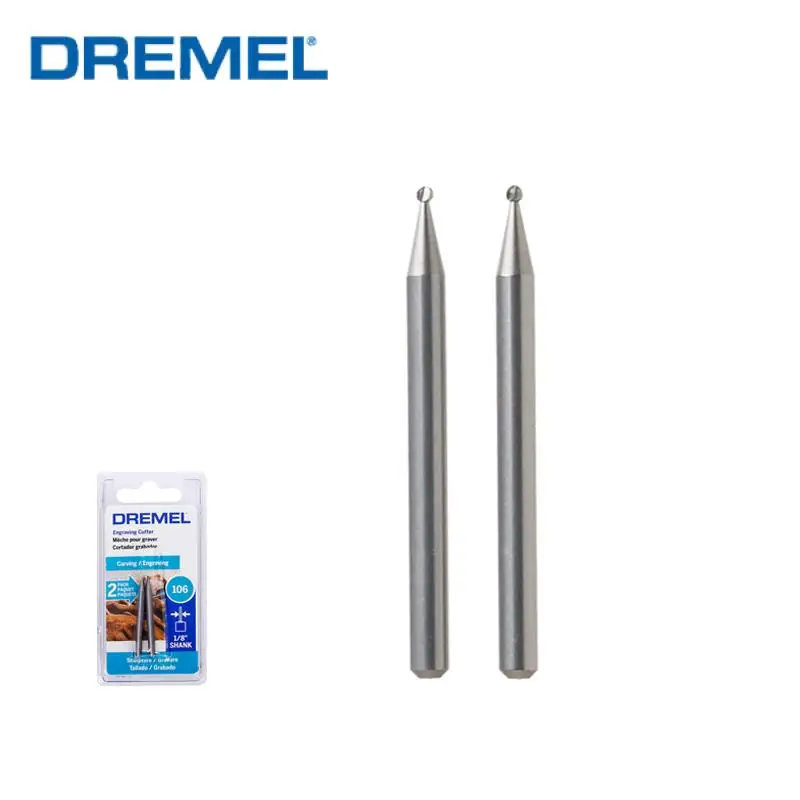 

Dremel Rotary Tools Accessories 106 Engraving Cutter Bit 1.6mm Working Diameter 1/8" Shank Wood Glas Material Rotary Rotary Kit