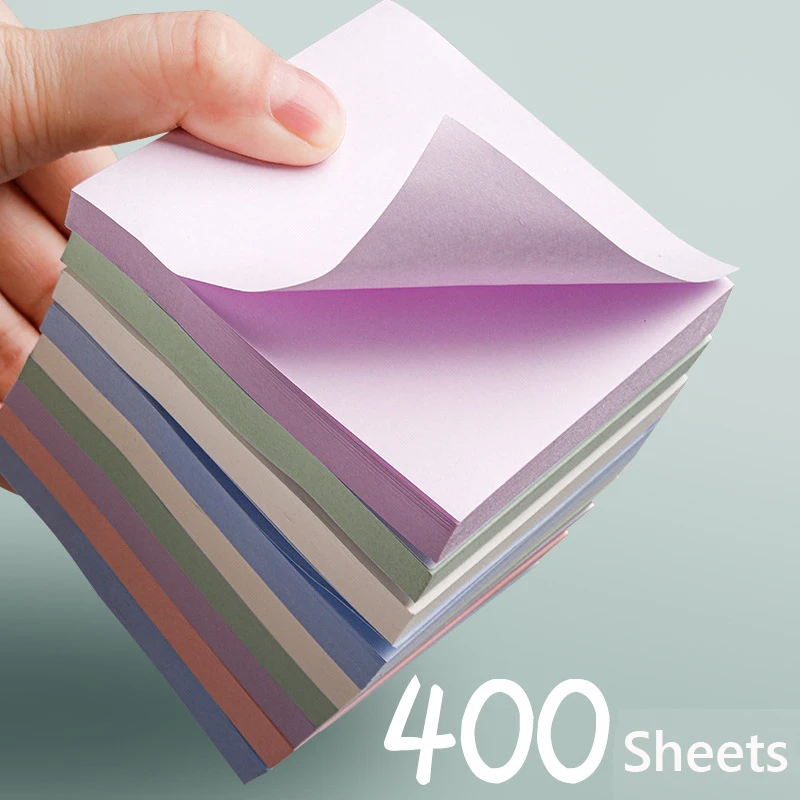 400pcs Transparent Sticky Notes Transparent Paste Transparent See-Through Sticky Notes Memo Pad (for Planner School)