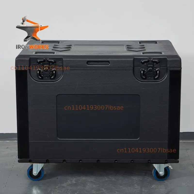 PE Plastic Large Storage Toolbox Wheel Roller Cabinet Organizer Mechanic Toolcase Waterproof Electronics Household Tools Box