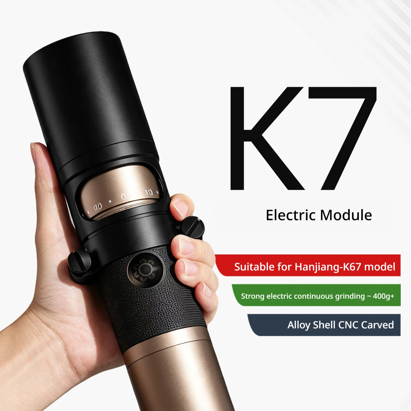 KINGrinder K7 Electric Grinder Module For KINGrinder K6 K7 Portable Coffee Espresso Grinding Accessory view 2