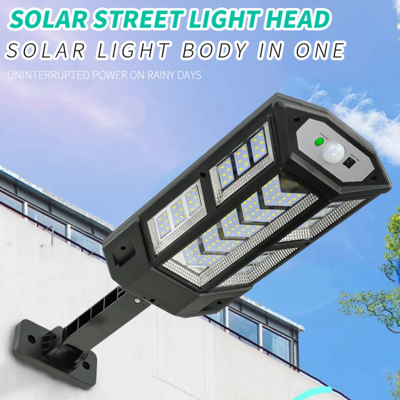 

Solar Remote Control Outdoor Courtyard Light LED Human Body Lighting Induction Home Garage Farm Entrance Waterproof Street Lamps