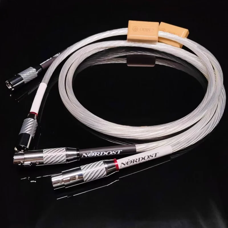

Pair Nordost Odin Flagship XLR Cable Interconnect Audio Cable With Carbon Fiber XLR Balanced Male Female