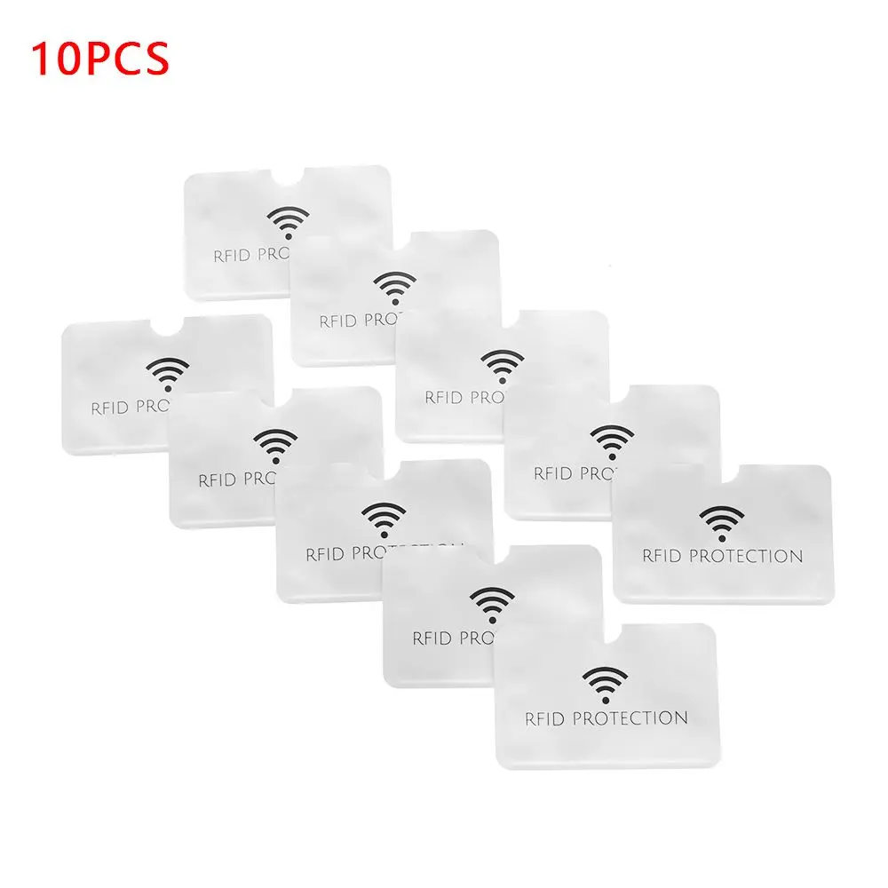 10/20pcs Safety Wallet Blocking Reader Aluminium ID Card Holder Anti-theft Card Case Anti Rfid