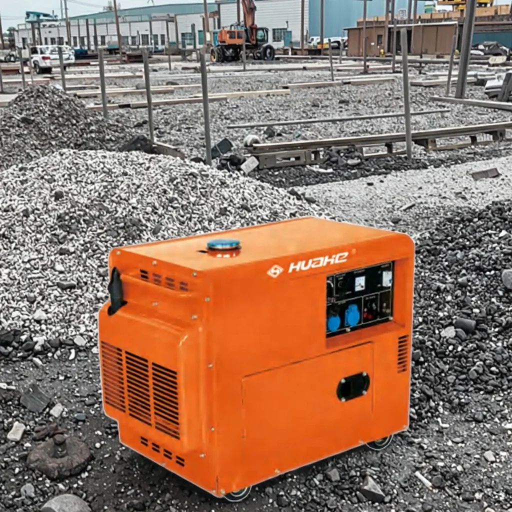 

High Quality 5kw Three Phase DC Output Portable Diesel Generator Silent For Outdoor Use