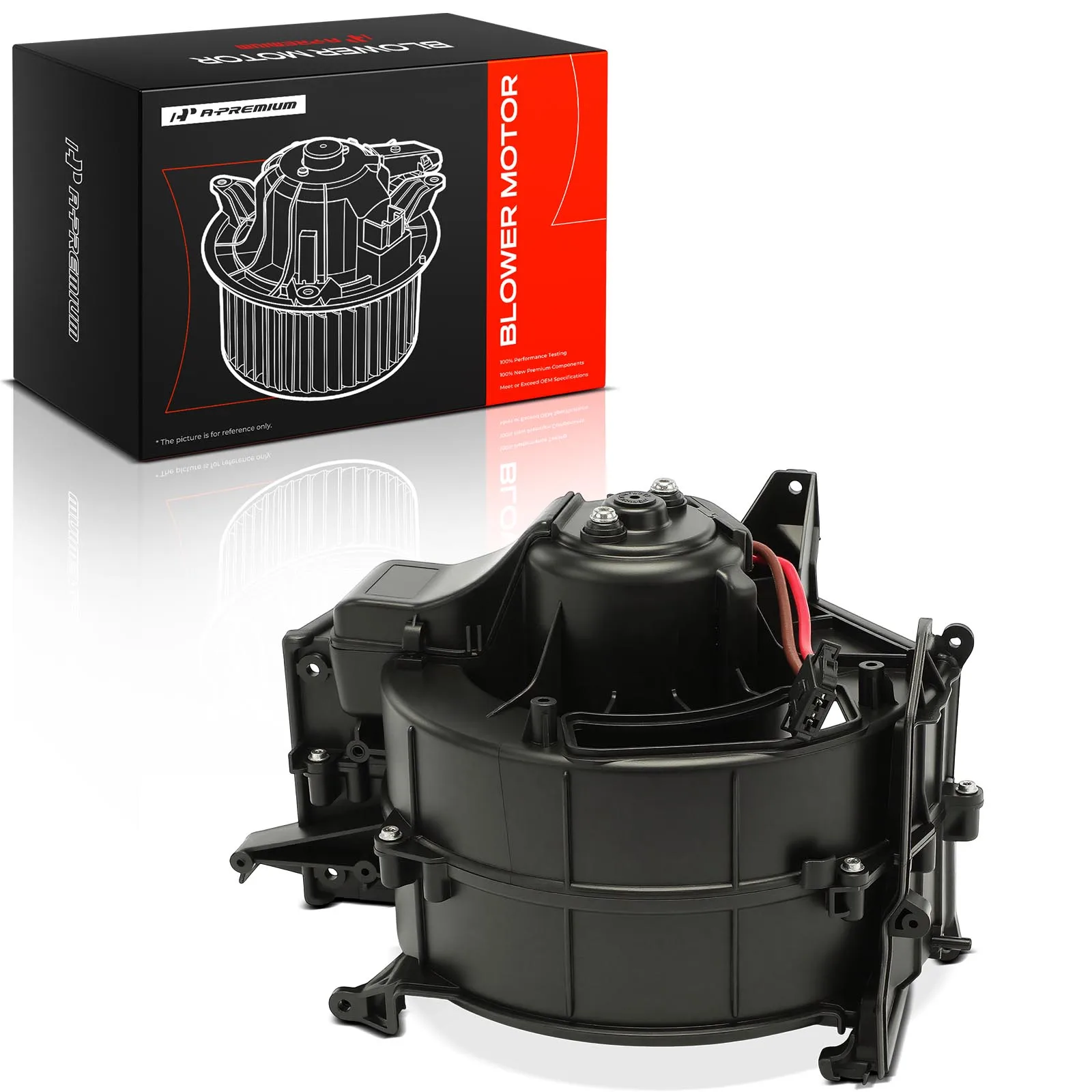 A-Premium Heater Blower Motor with Fan Cage for Audi A6 2006-2011 A6 Quattro 2005-2011 R8 2008-2012 S6 2007-2011