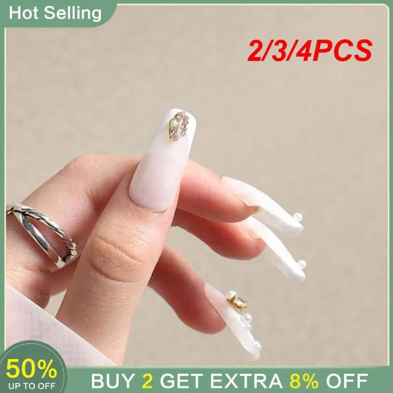 2/3/4PCS Nail Art Claw Multifunction Unique Ease Of Use Transparent Rhinestones Best Selling Square Nail Drill