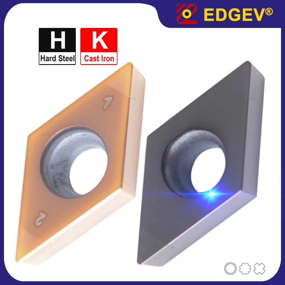 

EDGEV Coated Pcbn Insert,2NU-DCGW070204 DCGW 11T304 11T308,DCGW,DCMW,DCGT,DCMT,Cbn Blade,Turning Tool for hard steel,cast Iron