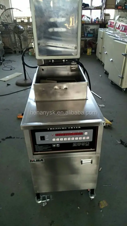 Commercial Gas Pressure Fryer ( Digital Panel) Chicken Fryers Built-in Oil Filter System Oil Pump