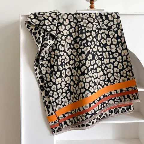 100% ull vinterhalsduk för kvinnor långa varma kashmirhalsdukar hijab enfärgad damsjal wrap kvinnlig pashmina bandana huvuddukar nya 10 best sales kashmirullsjalar - №4