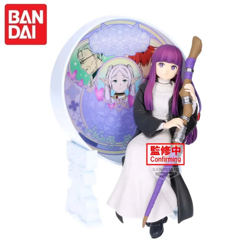 Em estoque original bandai além do fim da jornada glasscape-freren samambaia anime figuras de ação modelo brinquedos ornamento de mesa presentes