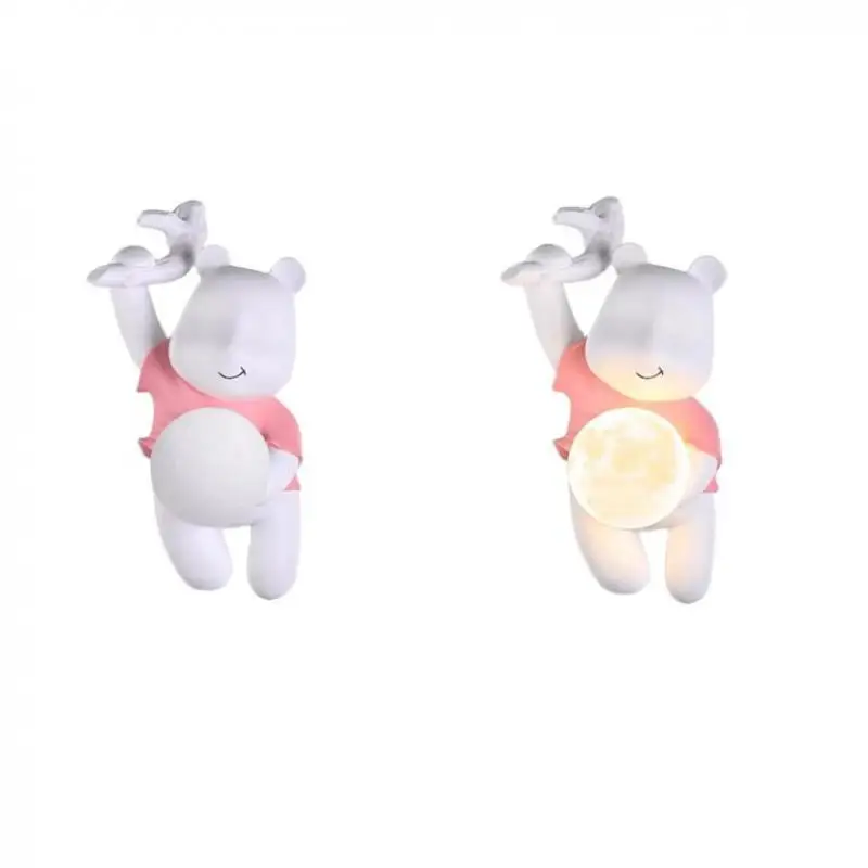 Novelty bear Led Wall Lamp for Children's room kid's lighting Stair entrance Lamparas Bedroom wall sconce indoor Wall Light home